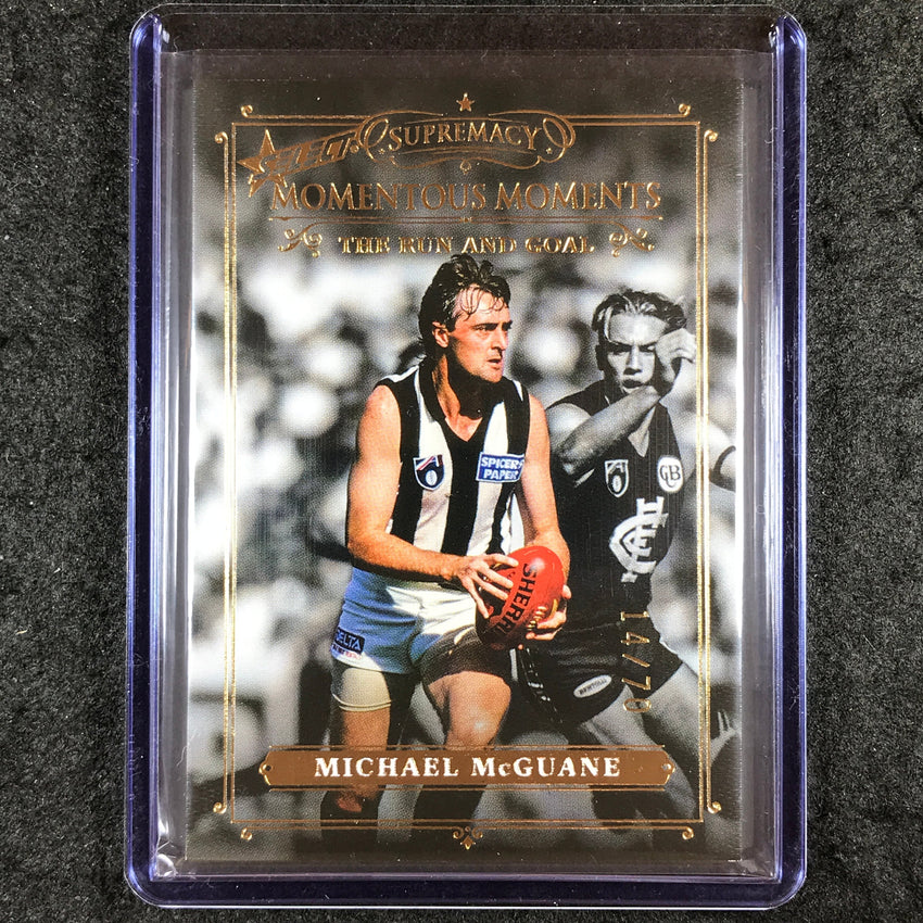 2021 Select AFL Supremacy MICHAEL MCGUANE Momentous Moments 14/70 #4