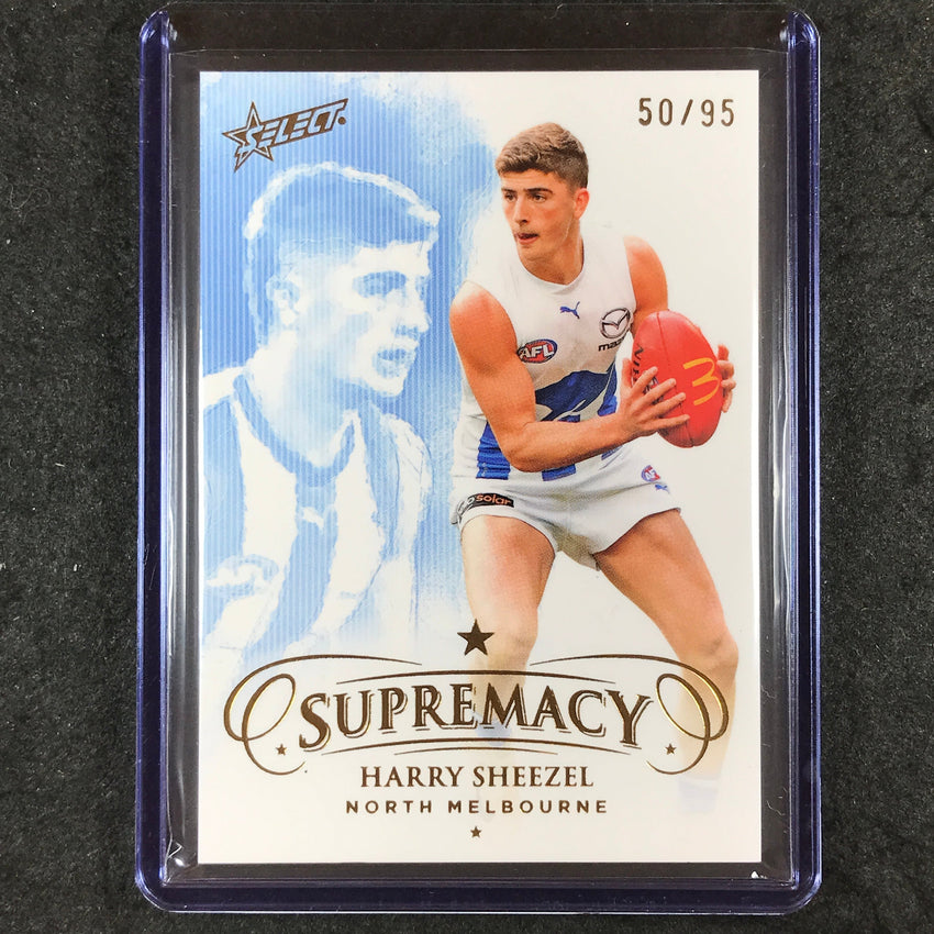 2024 Select AFL Supremacy HARRY SHEEZEL Gold 50/95 #105