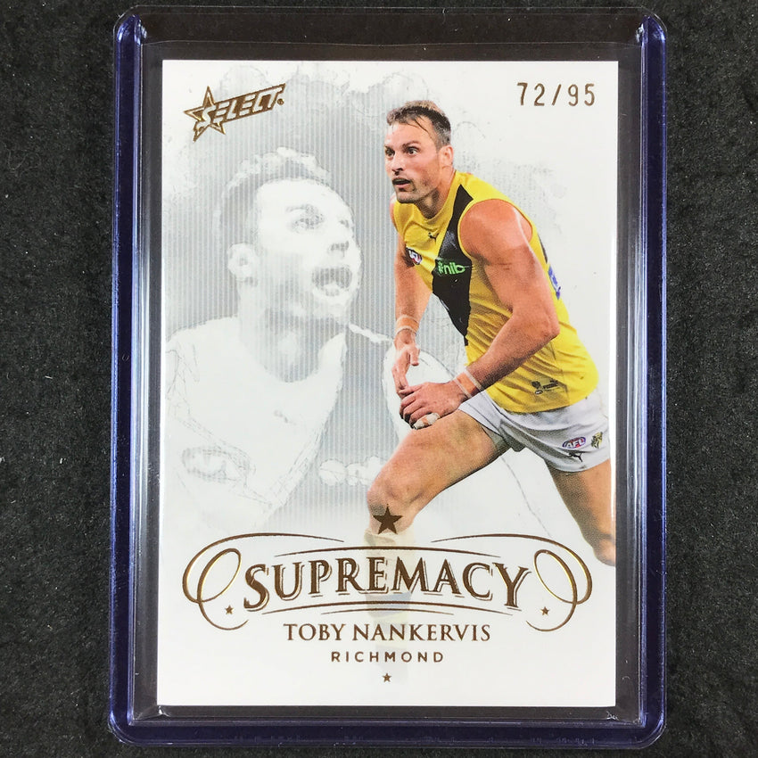 2024 Select AFL Supremacy TOBY NANKERVIS Gold 72/95 #122