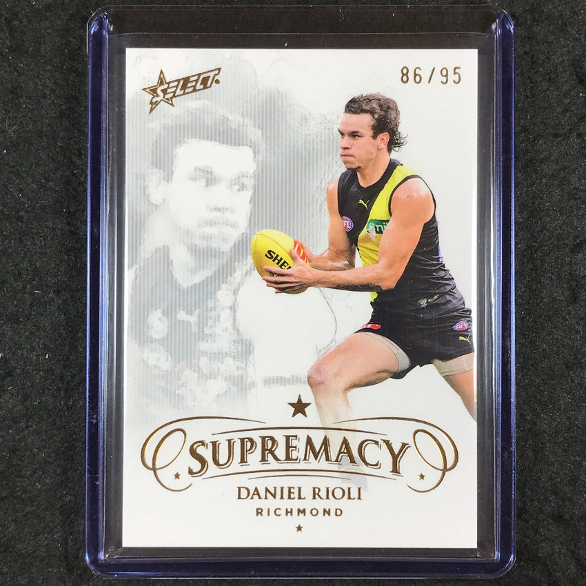 2024 Select AFL Supremacy DANIEL RIOLI Gold 86/95 #124