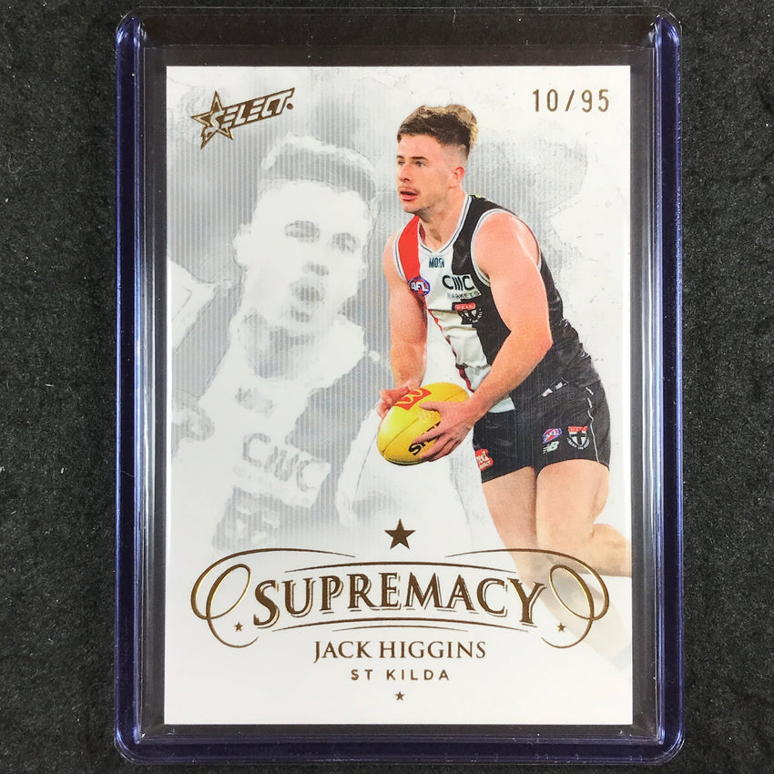 2024 Select AFL Supremacy JACK HIGGINS Gold 10/95 #127