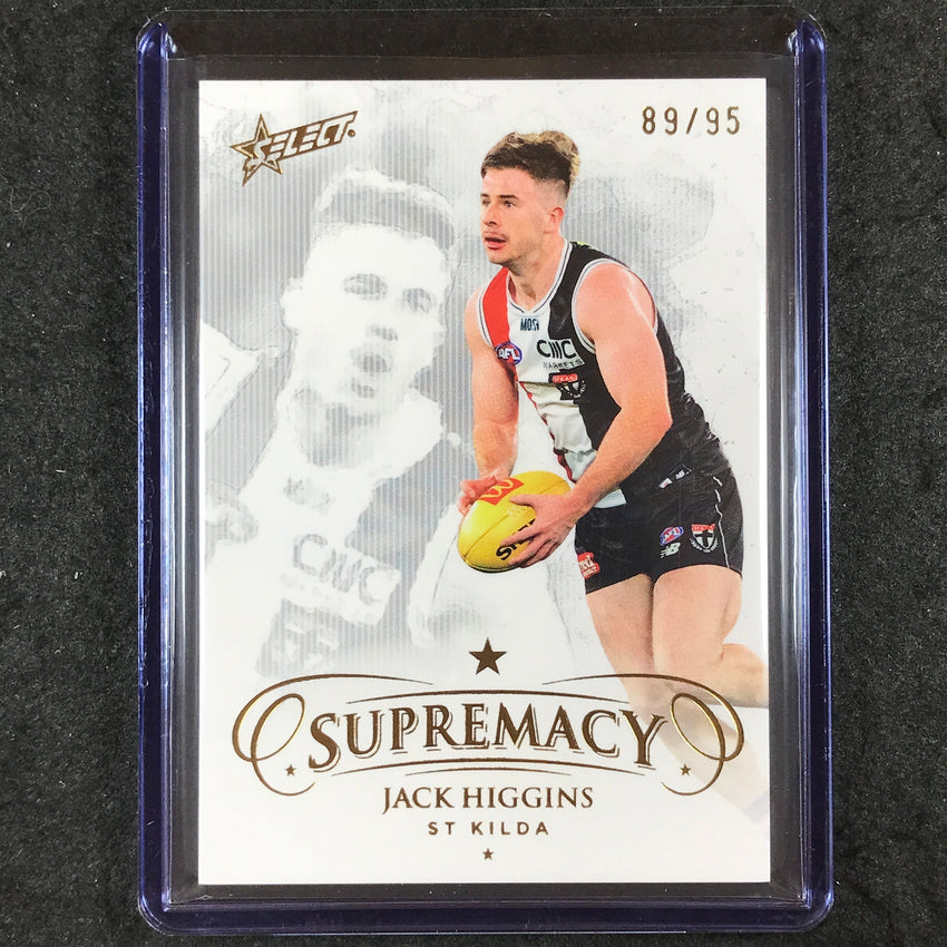 2024 Select AFL Supremacy JACK HIGGINS Gold 89/95 #127