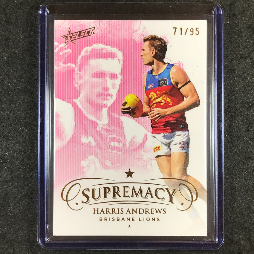 2024 Select AFL Supremacy HARRIS ANDREWS Gold 71/95 #10