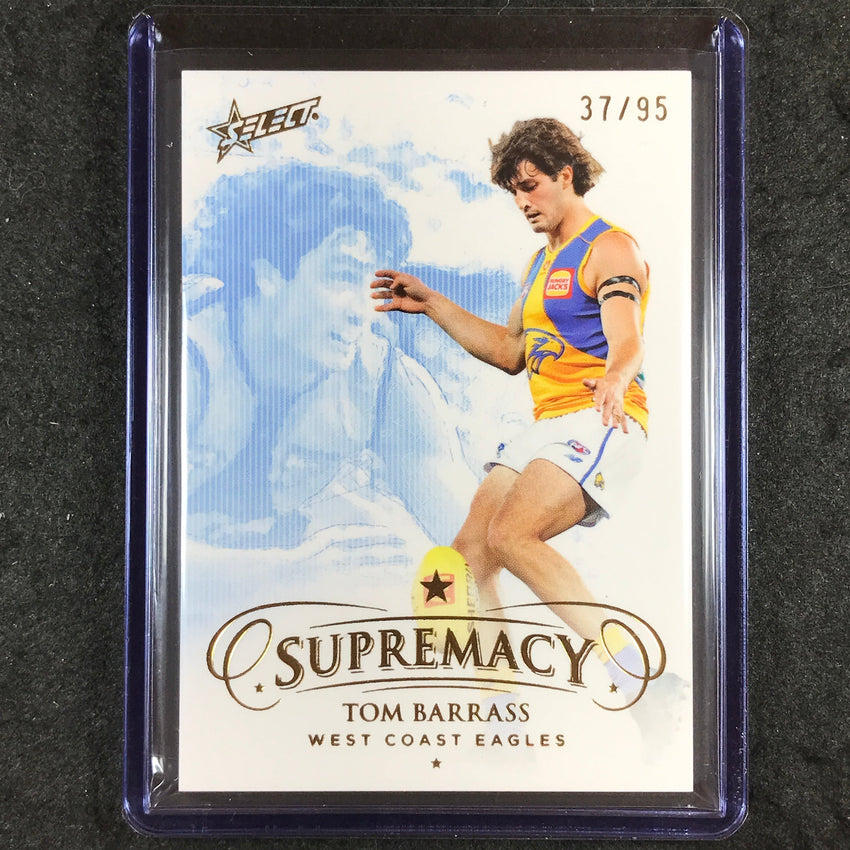 2024 Select AFL Supremacy TOM BARRASS Gold 37/95 #146
