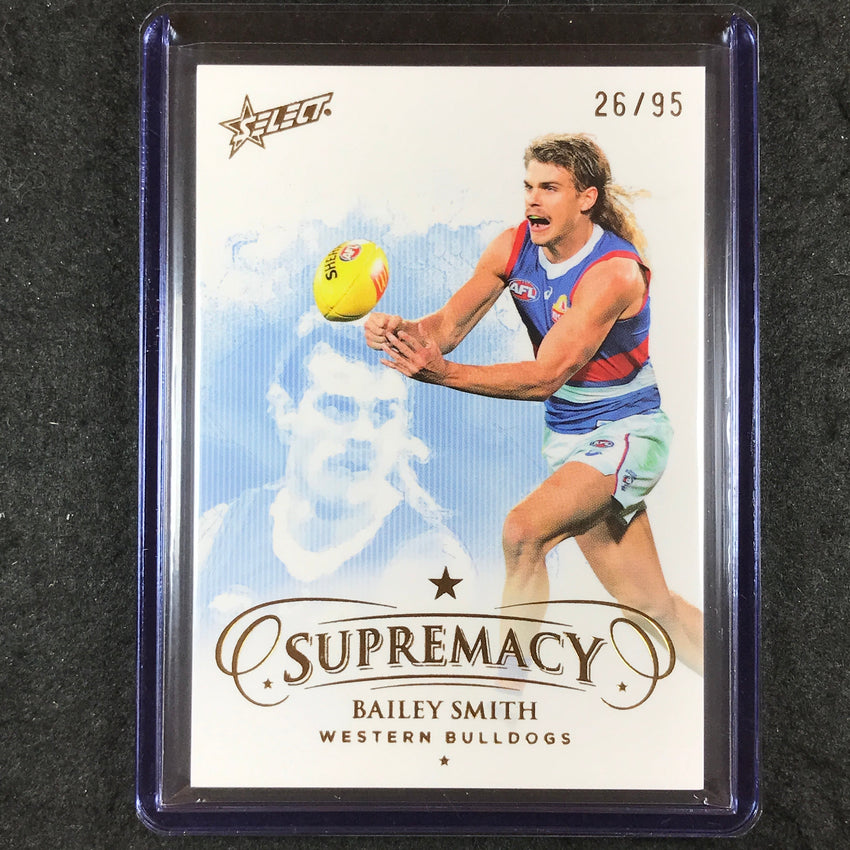 2024 Select AFL Supremacy BAILEY SMITH Gold 26/95 #160