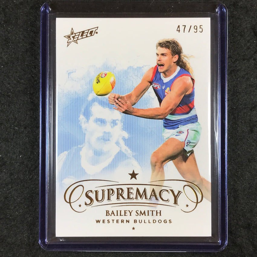 2024 Select AFL Supremacy BAILEY SMITH Gold 47/95 #160