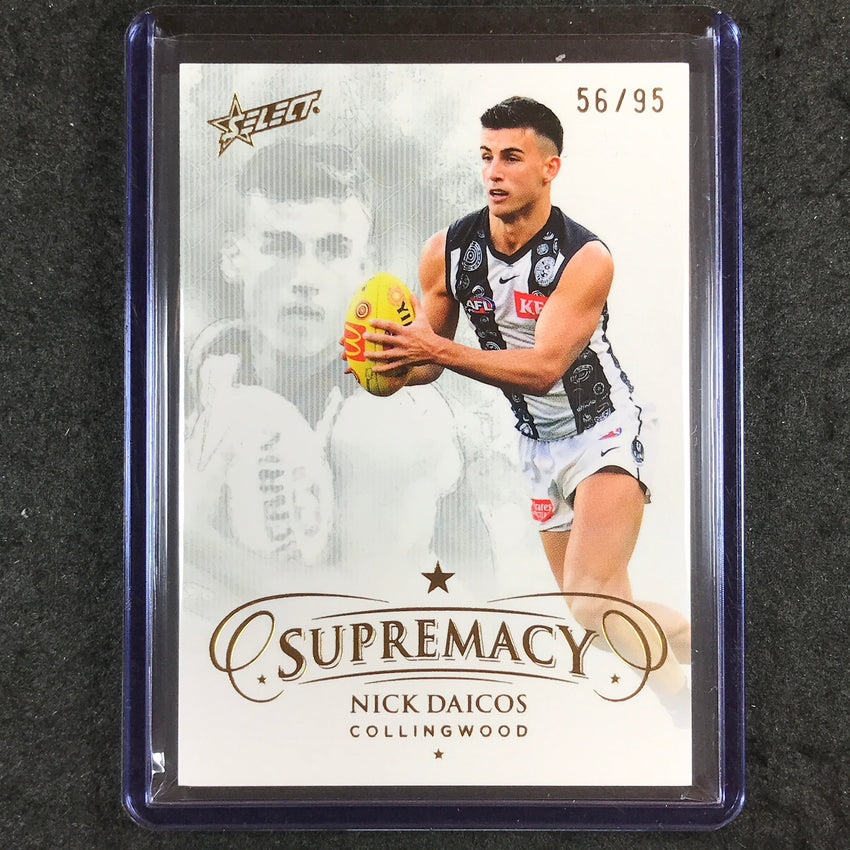 2024 Select AFL Supremacy NICK DAICOS Gold 56/95 #30