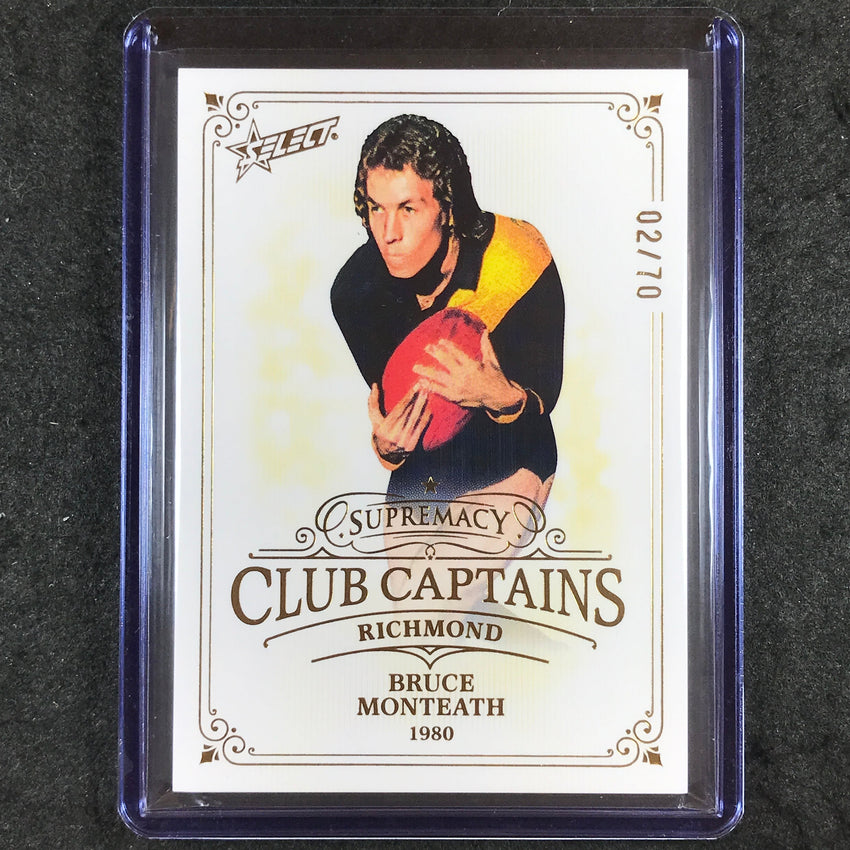 2024 Select AFL Supremacy BRUCE MONTEATH Club Captains 2/70 #55