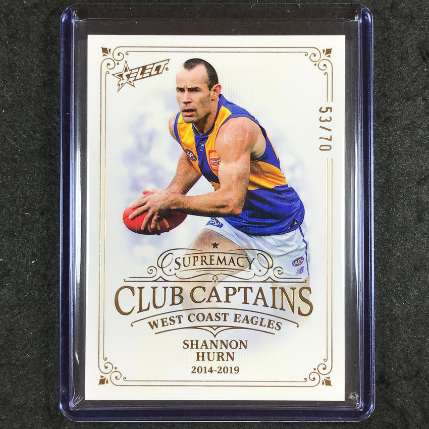 2024 Select AFL Supremacy SHANNON HURN Club Captains 53/70 #66