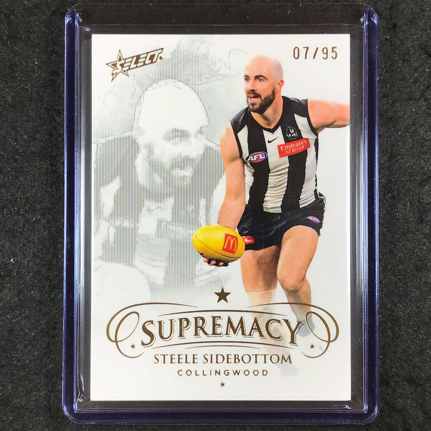 2024 Select AFL Supremacy STEELE SIDEBOTTOM Gold 7/95 #36
