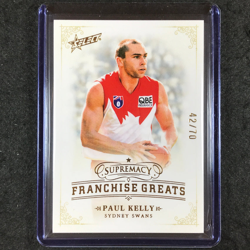 2024 Select AFL Supremacy PAUL KELLY Franchise Greats 42/70 #32