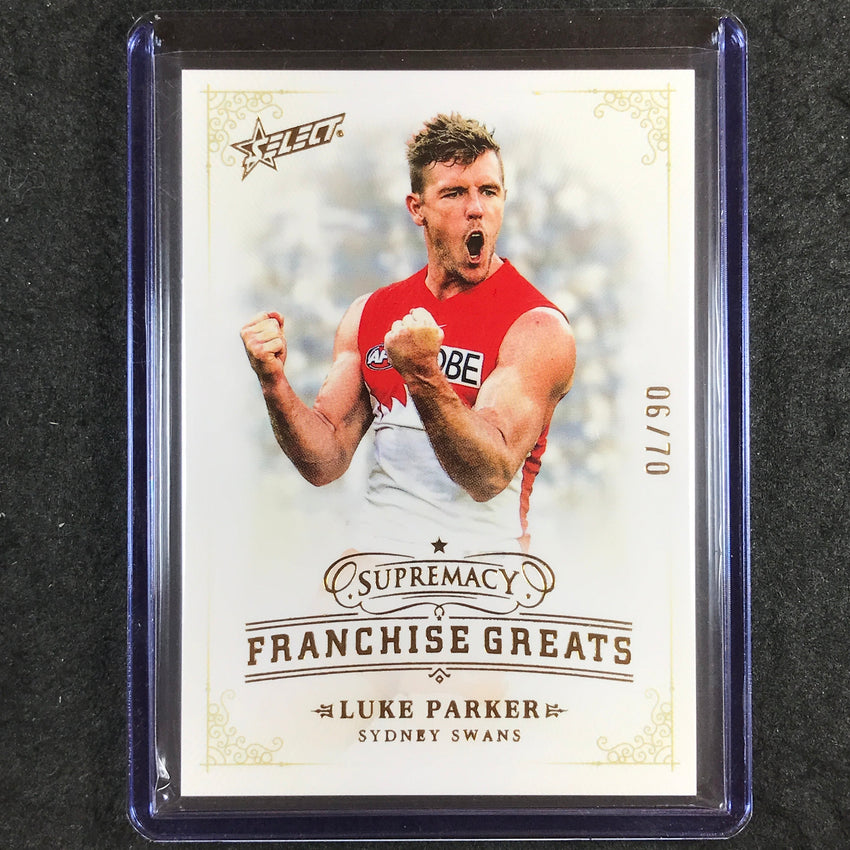 2024 Select AFL Supremacy LUKE PARKER Franchise Greats 6/70 #31