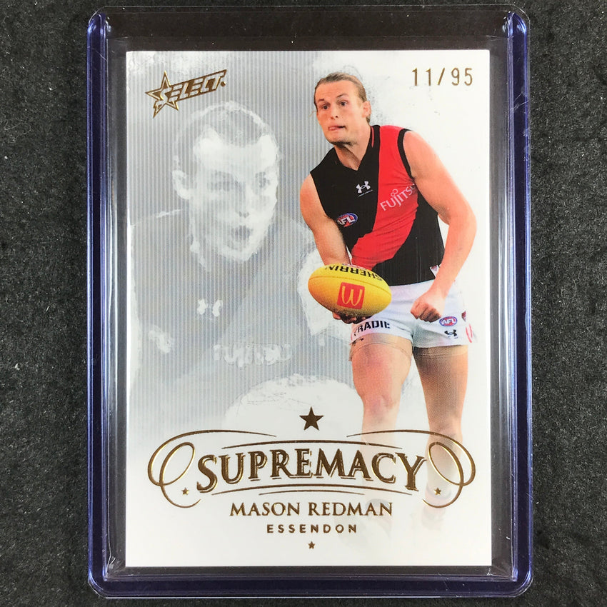 2024 Select AFL Supremacy MASON REDMAN Gold 11/95 #44