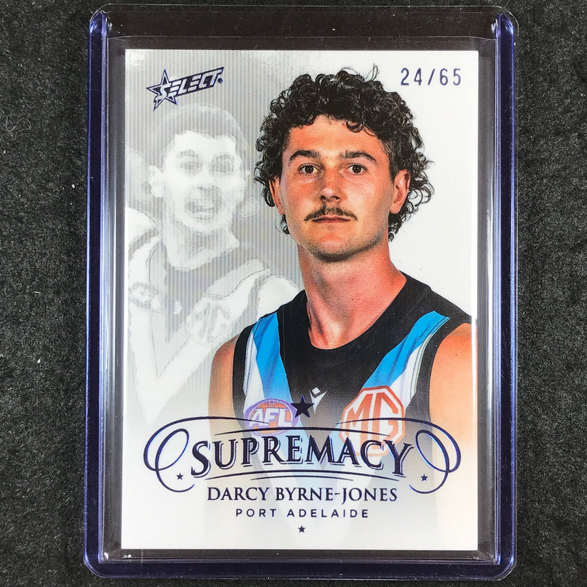 2024 Select AFL Supremacy DARCY BYRNE-JONES Blue Portrait 24/65 #111