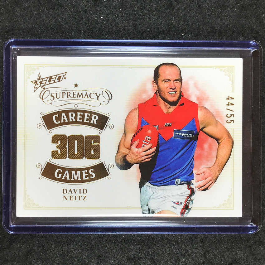 2024 Select AFL Supremacy DAVID NEITZ Career Games 44/55 #DN
