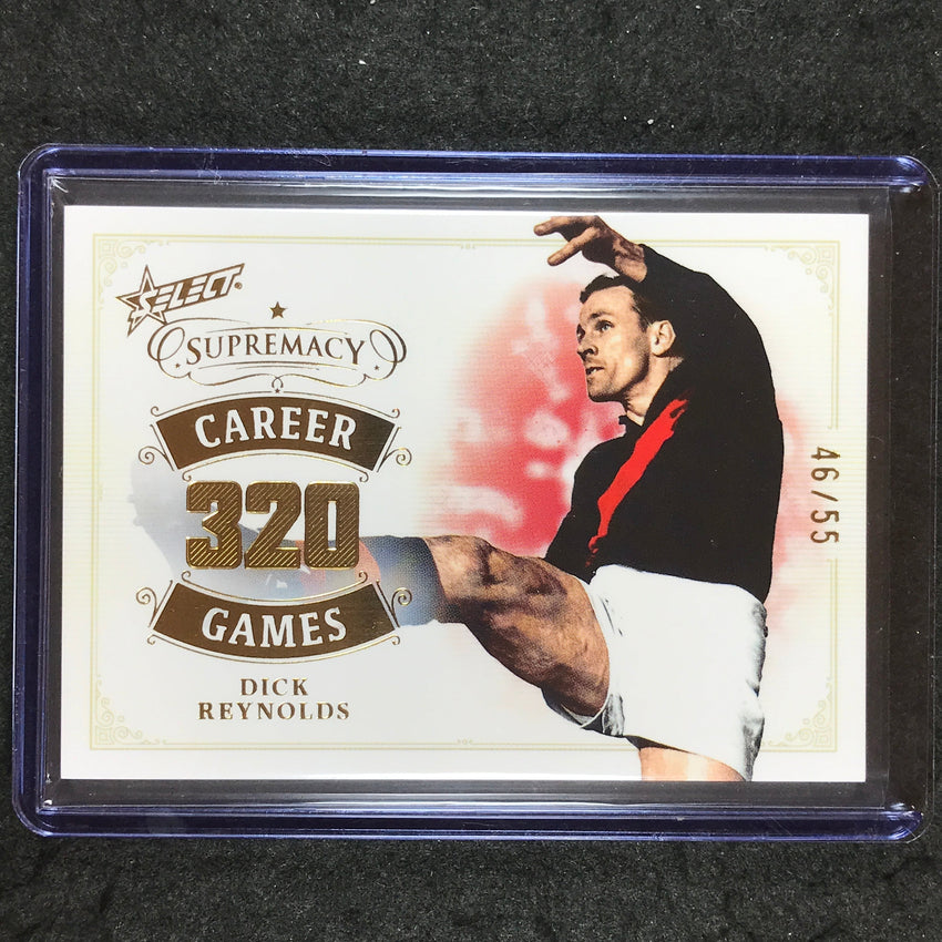 2024 Select AFL Supremacy DICK REYNOLDS Career Games 46/55 #DR