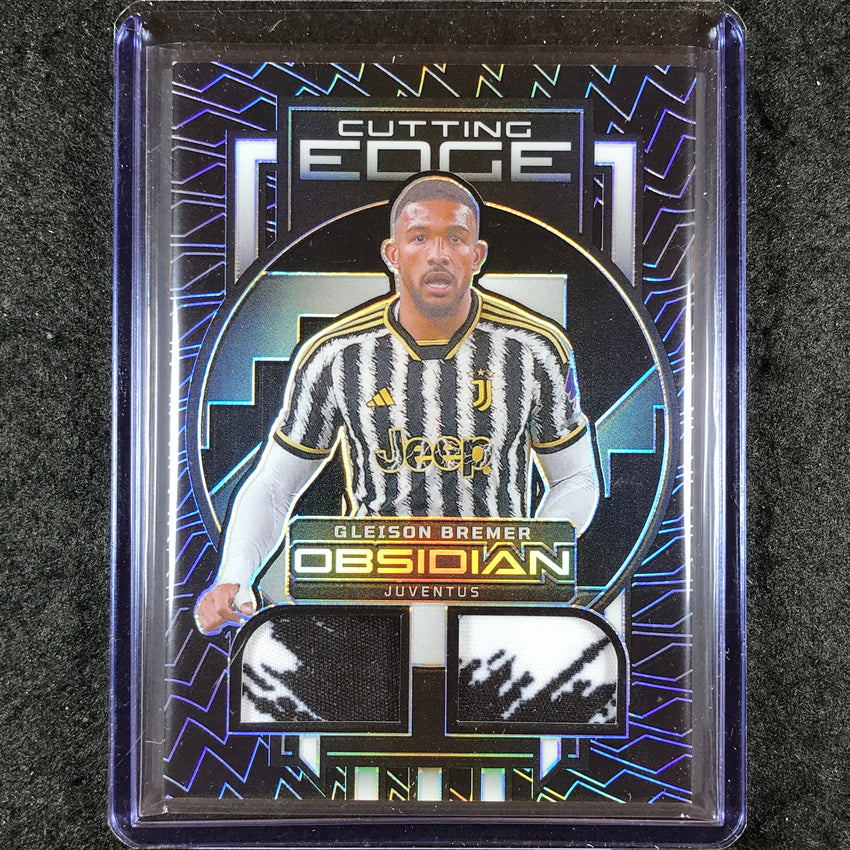 2023-24 Obsidian Soccer GLEISON BREMER Cutting Edge Jersey Relic Base 6/199