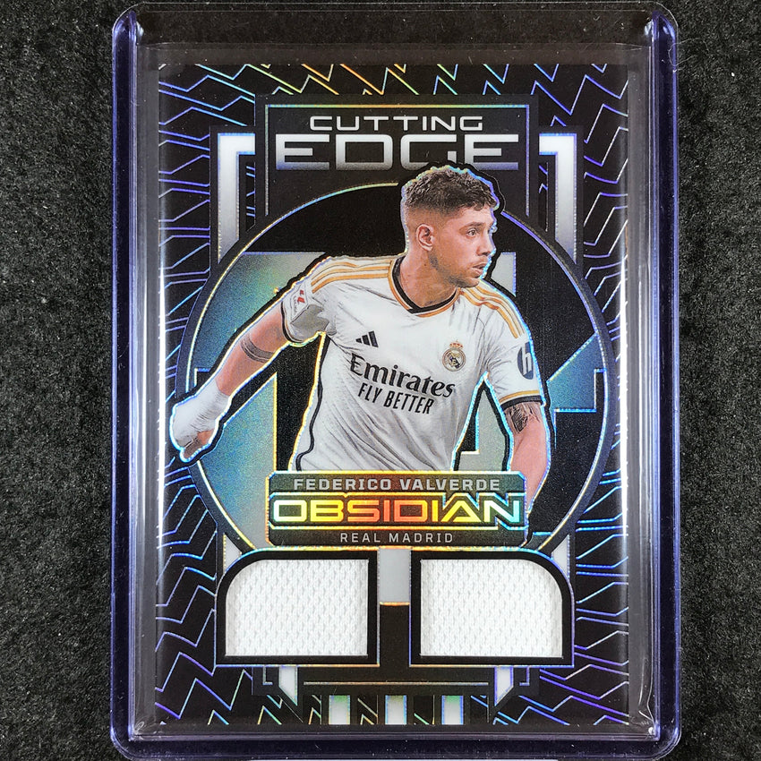 2023-24 Obsidian Soccer FEDERICO VALVERDE Cutting Edge Jersey Relic Base 160/199