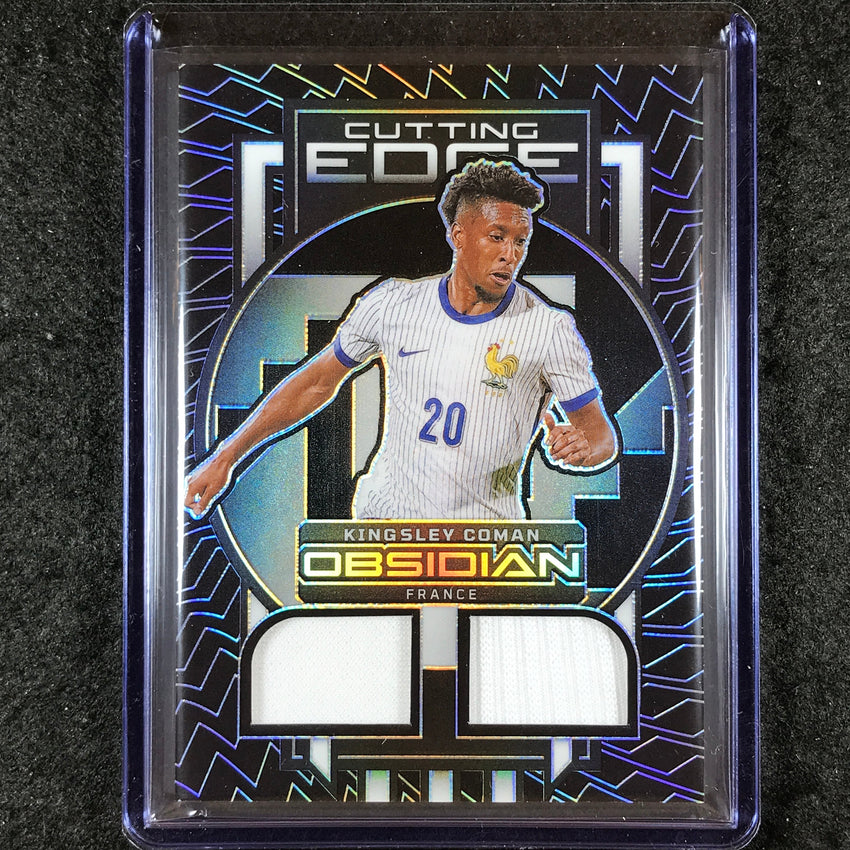 2023-24 Obsidian Soccer KINGSLEY COMAN Cutting Edge Jersey Relic Base 32/199