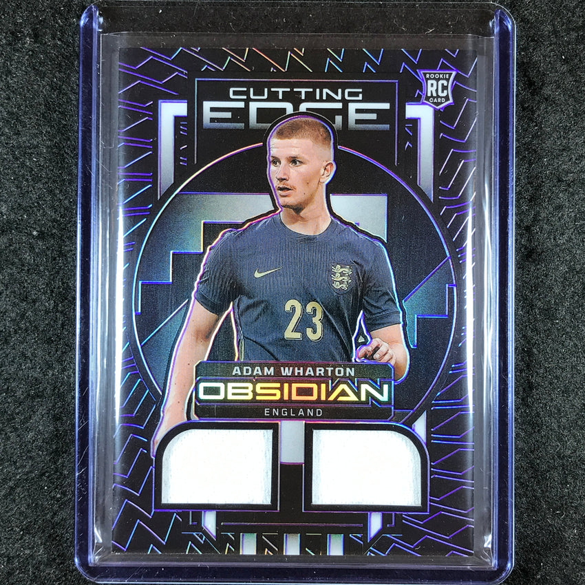2023-24 Obsidian Soccer ADAM WHARTON Cutting Edge Rookie Jersey Purple 26/50