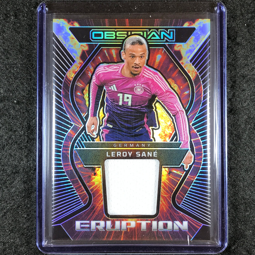 2023-24 Obsidian Soccer LEROY SANE Eruption Jersey Relic Base 45/199