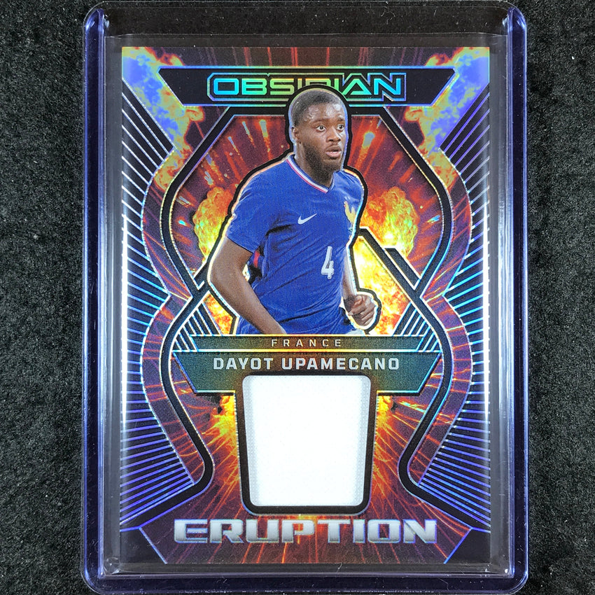 2023-24 Obsidian Soccer DAYOT UPAMECANO Eruption Jersey Relic Base 51/199