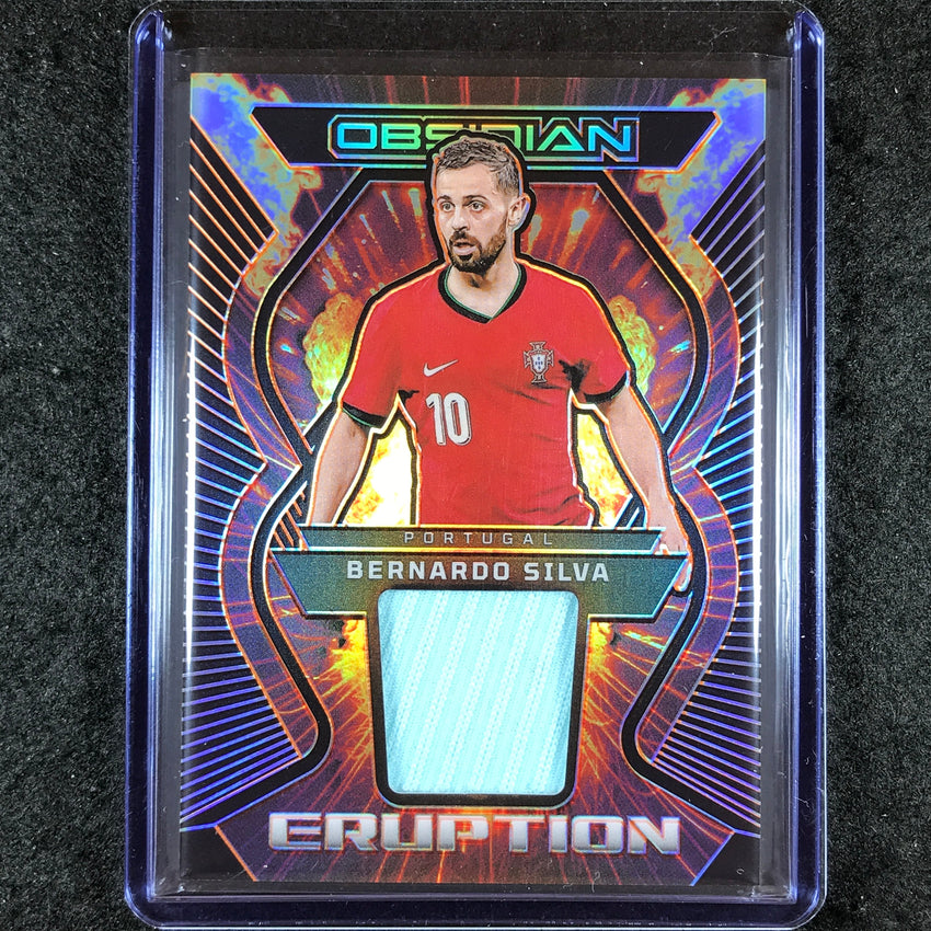 2023-24 Obsidian Soccer BERNARDO SILVA Eruption Jersey Relic Orange 48/99