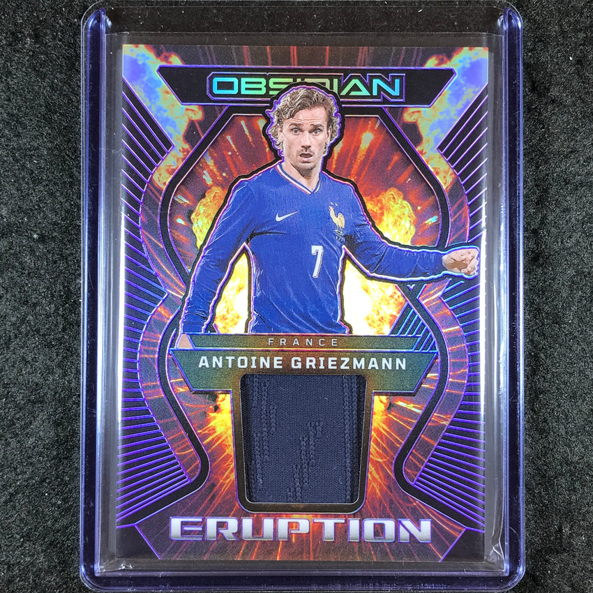 2023-24 Obsidian Soccer ANTOINE GRIEZMANN Eruption Jersey Relic Purple 5/50