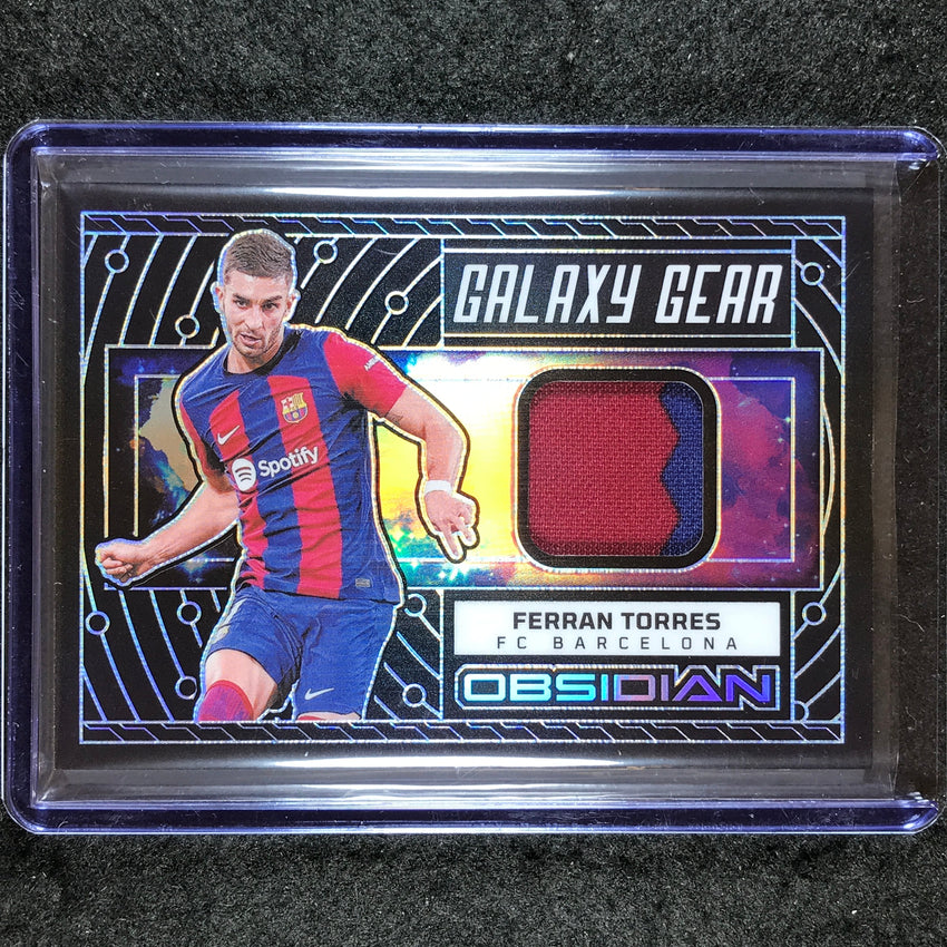 2023-24 Obsidian Soccer FERRAN TORRES Galaxy Gear Jersey Relic Base 31/199