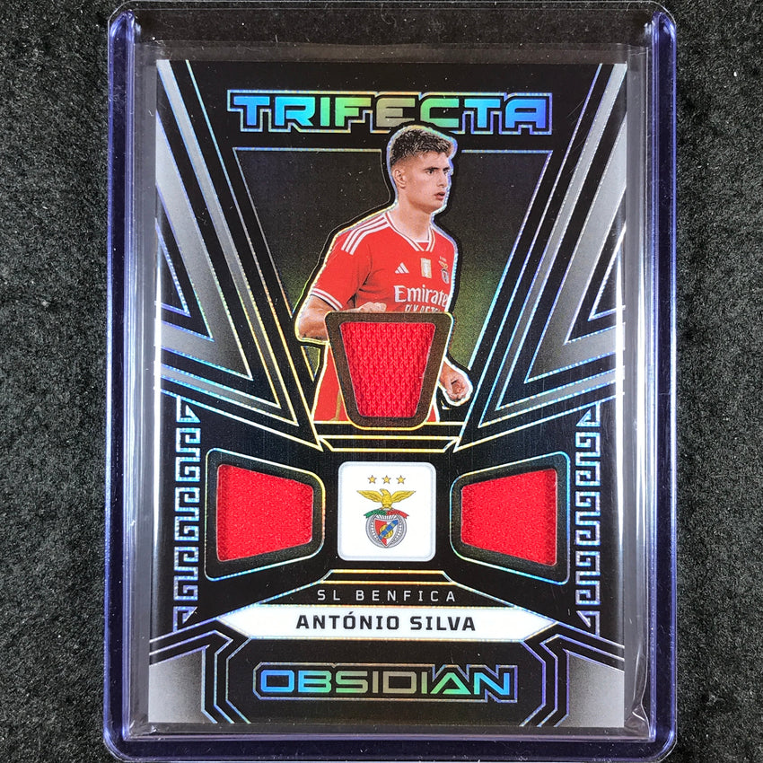 2023-24 Obsidian Soccer ANTONIO SILVA Trifecta Material Jersey Relic 82/199