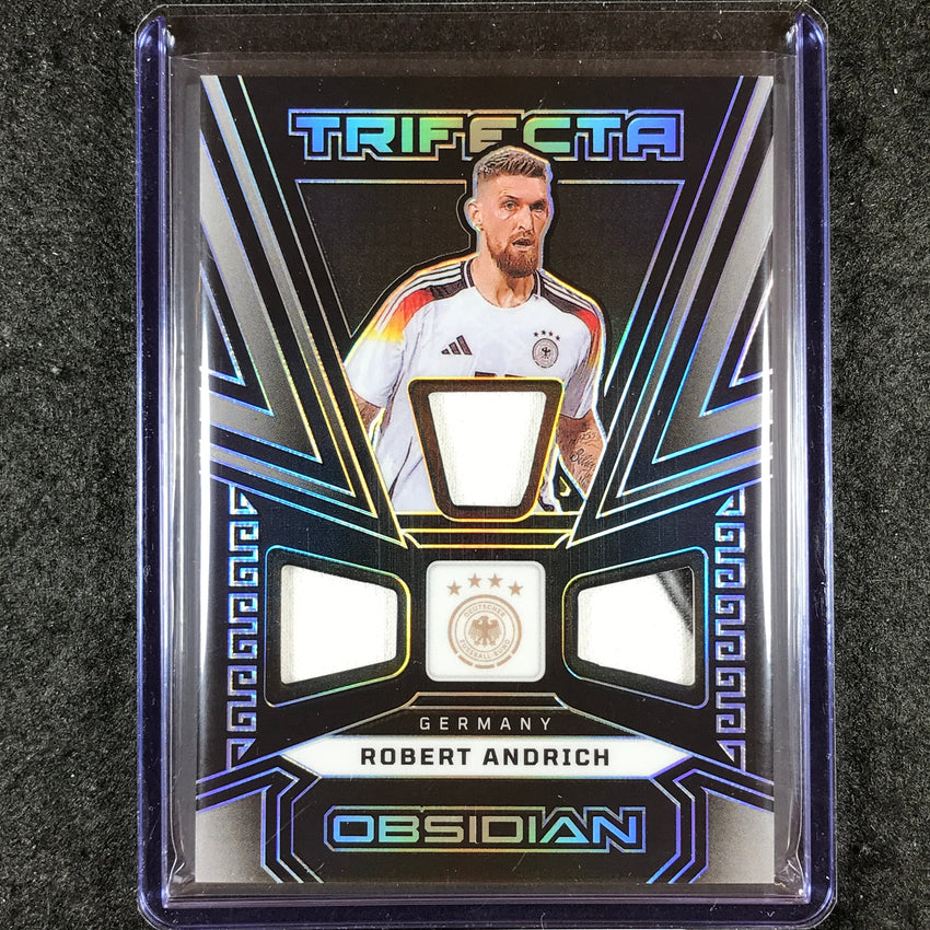 2023-24 Obsidian Soccer ROBERT ANDRICH Trifecta Material Jersey Relic 99/199