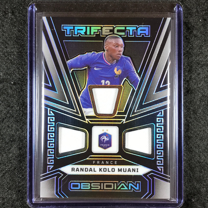 2023-24 Obsidian Soccer RANDAL KOLO MUANI Trifecta Material Jersey Relic 81/199