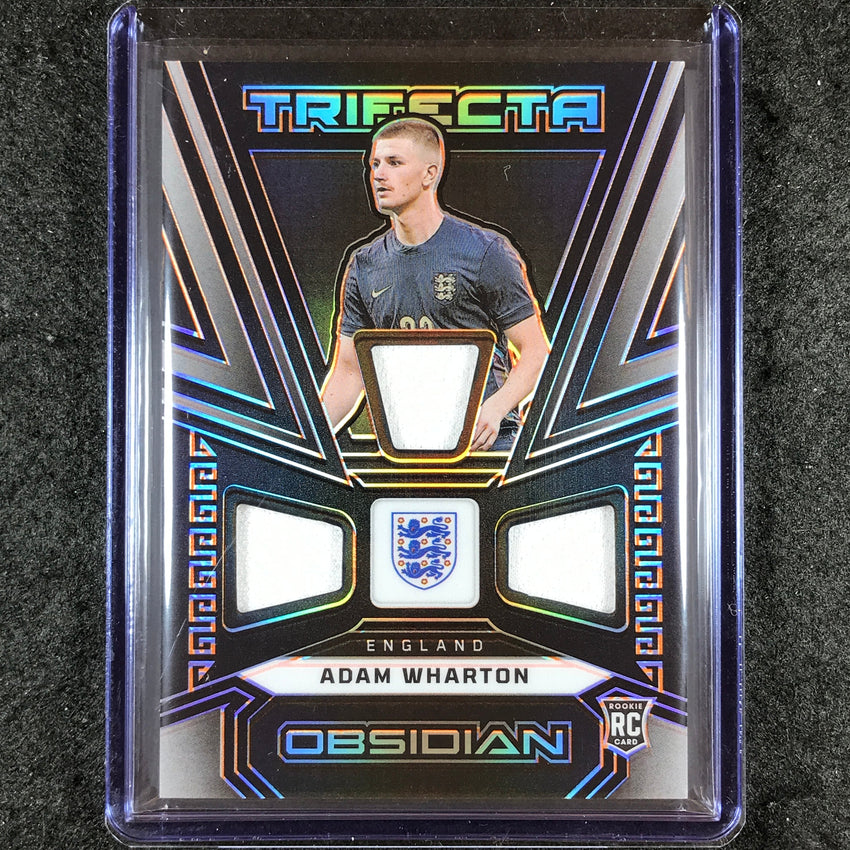 2023-24 Obsidian Soccer ADAM WHARTON Trifecta Material Rookie Jersey 39/99