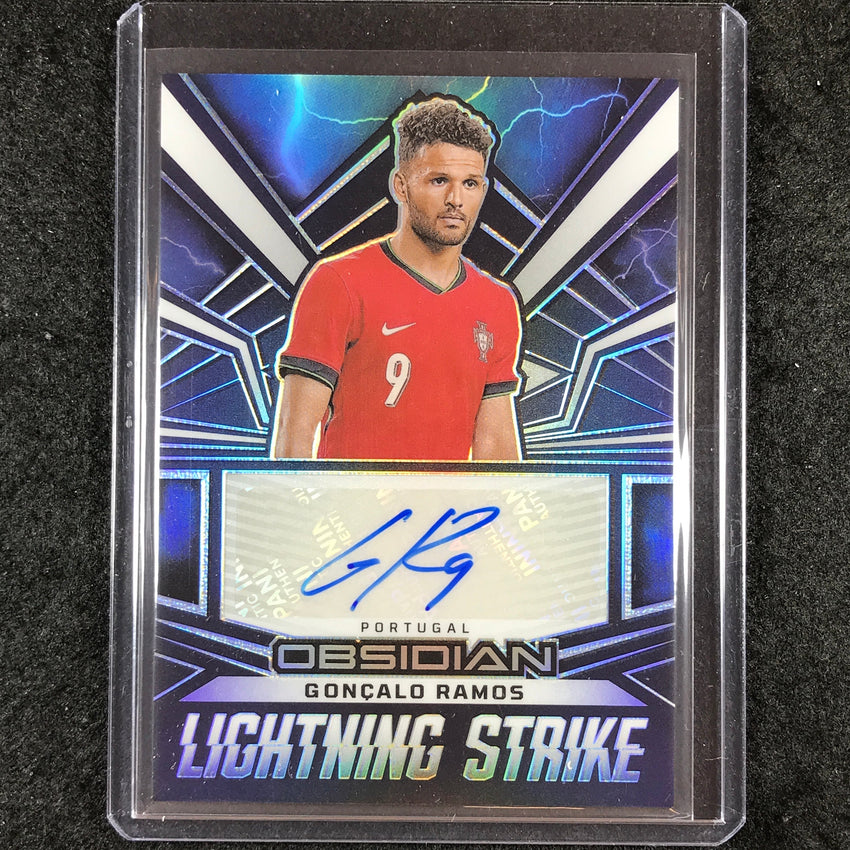 2023-24 Obsidian Soccer GONCALO RAMOS Lightning Strike Auto Base 190/199
