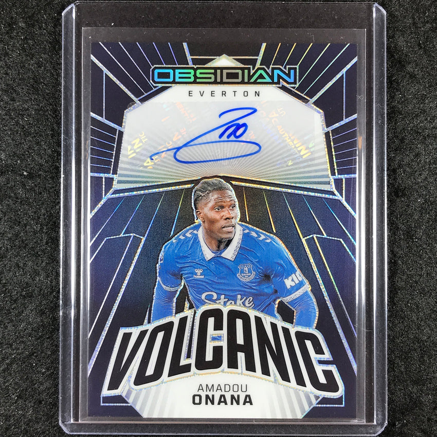 2023-24 Obsidian Soccer AMADOU ONANA Volcanic Auto Base 184/199