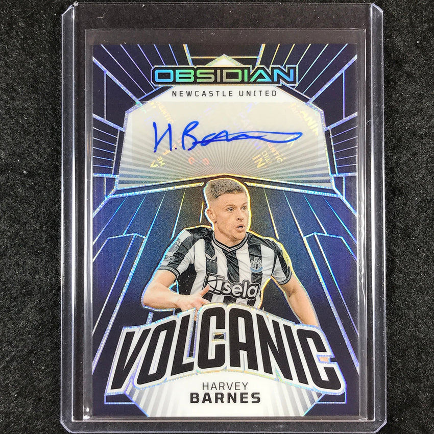 2023-24 Obsidian Soccer HARVEY BARNES Volcanic Auto Base 73/75