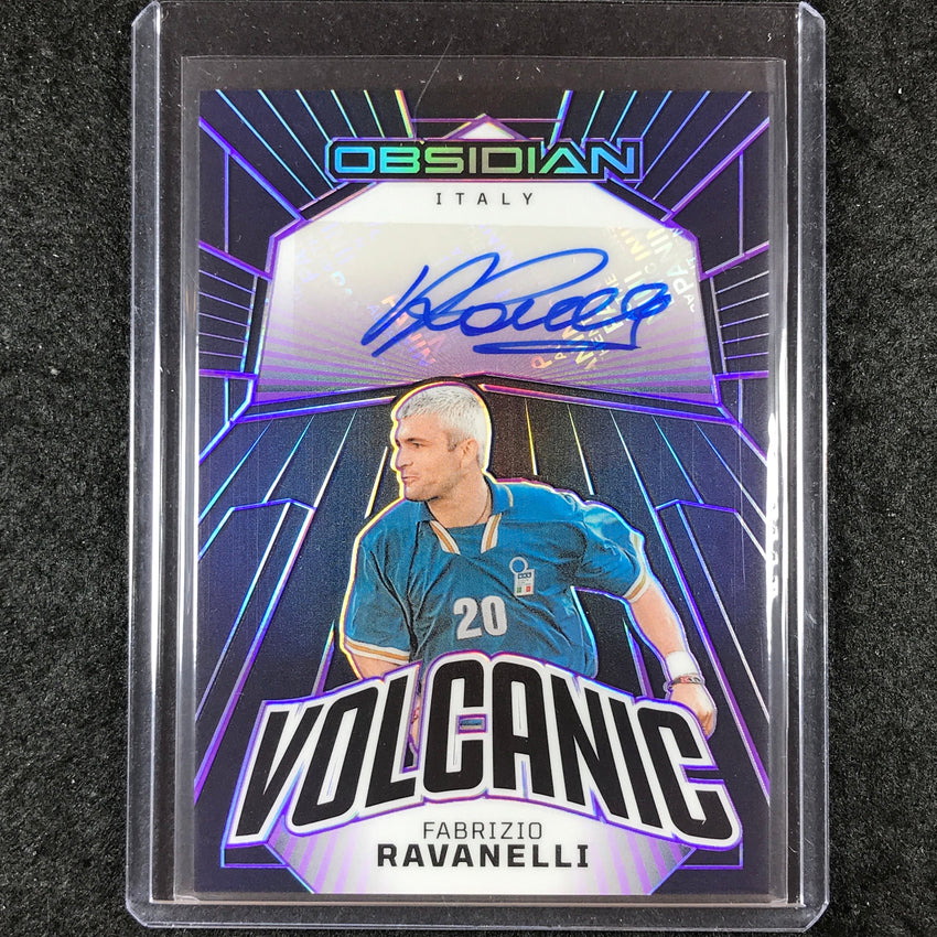 2023-24 Obsidian Soccer FABRIZIO RAVANELLI Volcanic Auto Purple Electric 26/50
