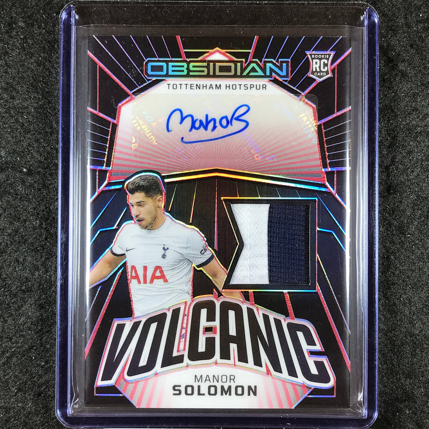 2023-24 Obsidian Soccer MANOR SOLOMON Volcanic Material Rookie Patch Auto 17/25