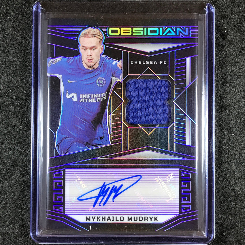 2023-24 Obsidian Soccer MYKHAILO MUDRYK Jersey Autograph Purple Electric 4/5
