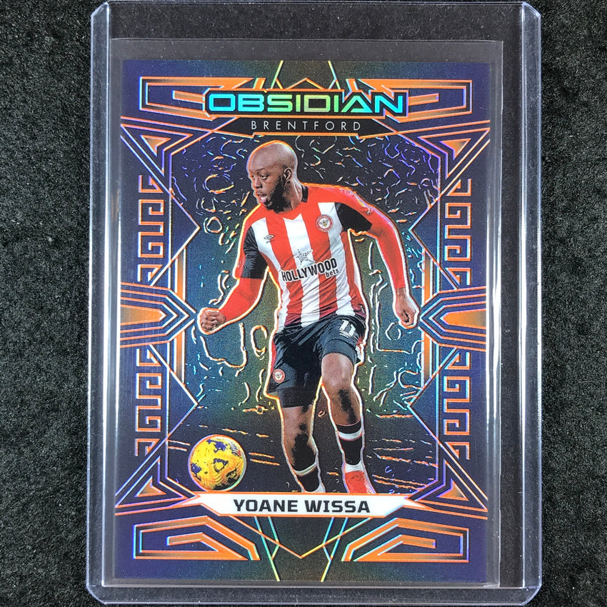 2023-24 Obsidian Soccer YOANE WISSA Base Orange Electric Etch 4/40 #22