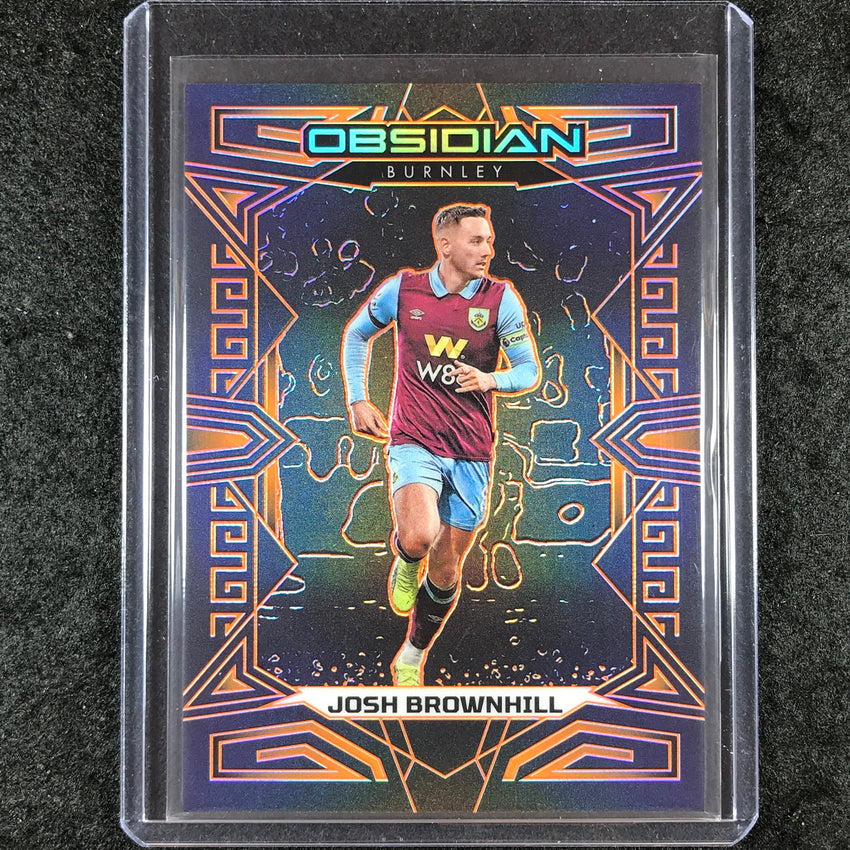 2023-24 Obsidian Soccer JOSH BROWNHILL Base Orange Electric Etch 36/40 #30
