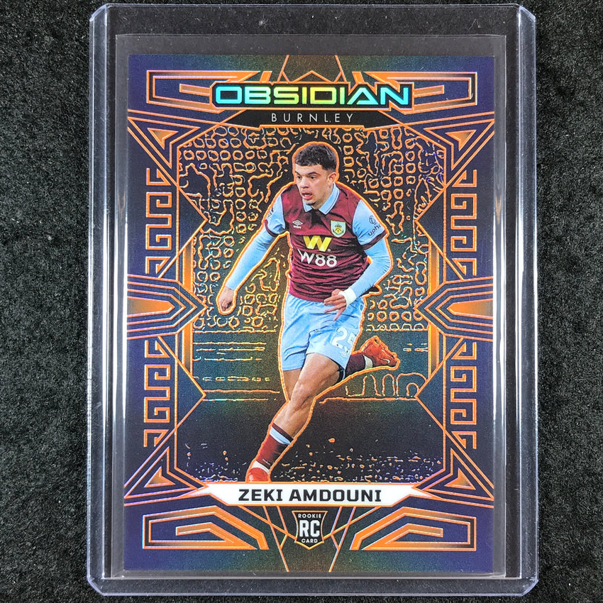 2023-24 Obsidian Soccer ZEKI AMDOUNI Rookie Base Orange Electric Etch 25/40 #33