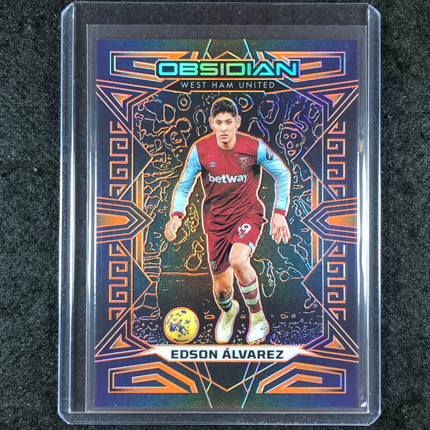 2023-24 Obsidian Soccer EDSON ALVAREZ Base Orange Electric Etch 35/40 #121