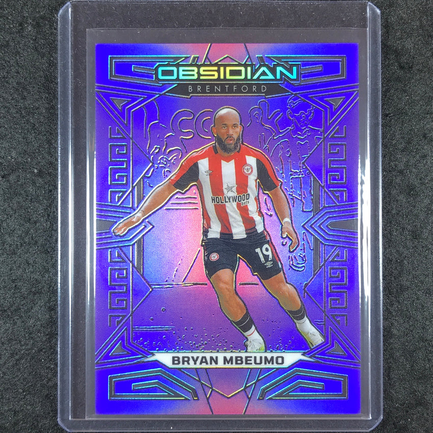 2023-24 Obsidian Soccer BRYAN MBEUMO Base Purple Flood 6/25