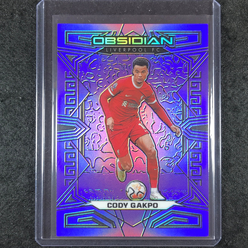 2023-24 Obsidian Soccer CODY GAKPO Base Purple Flood 7/25