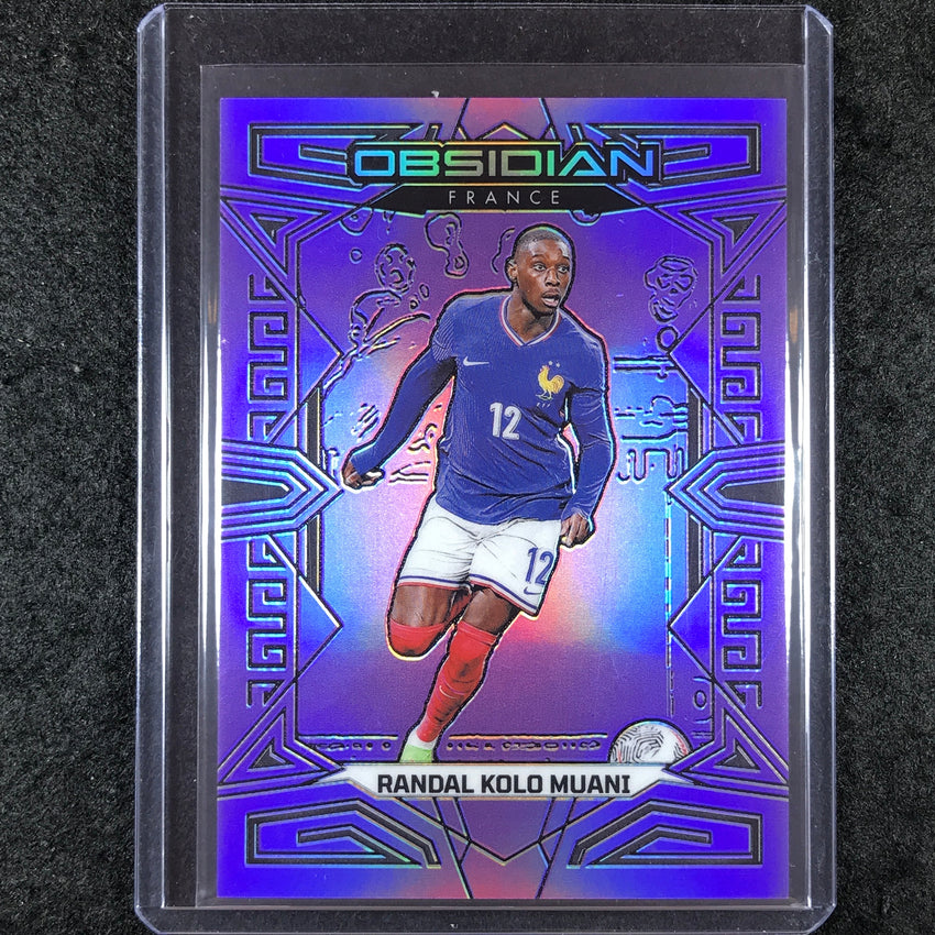 2023-24 Obsidian Soccer RANDAL KOLO MUANI Base Purple Flood 3/25
