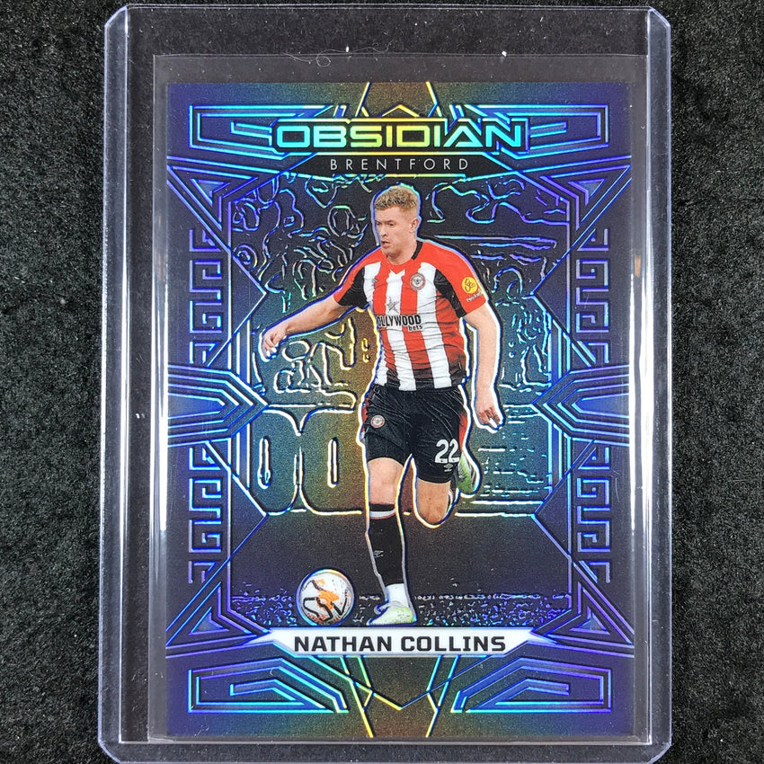 2023-24 Obsidian Soccer NATHAN COLLINS Base Blue Electric 14/20