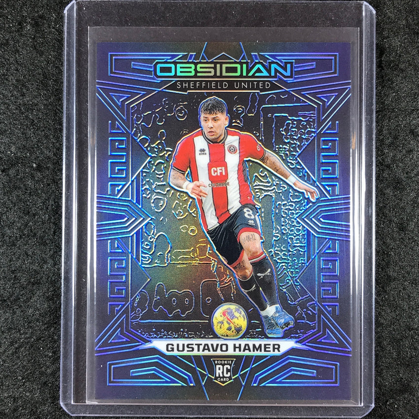 2023-24 Obsidian Soccer GUSTAVO HAMER Rookie Base Blue Electric 5/20