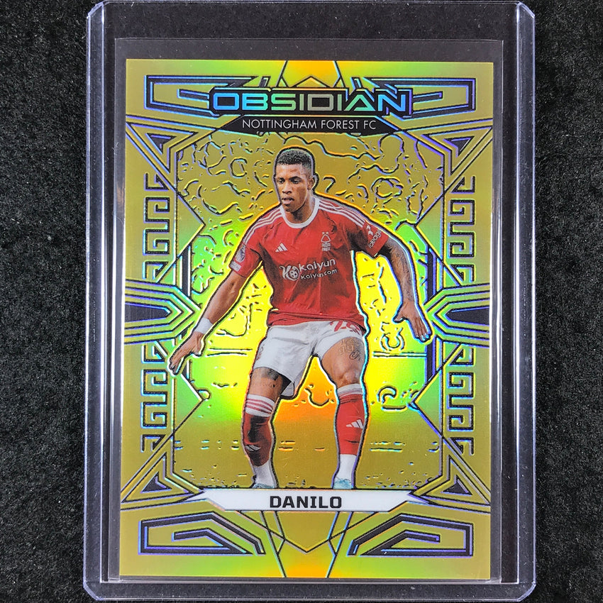 2023-24 Obsidian Soccer DANILO Base Gold Flood 7/10