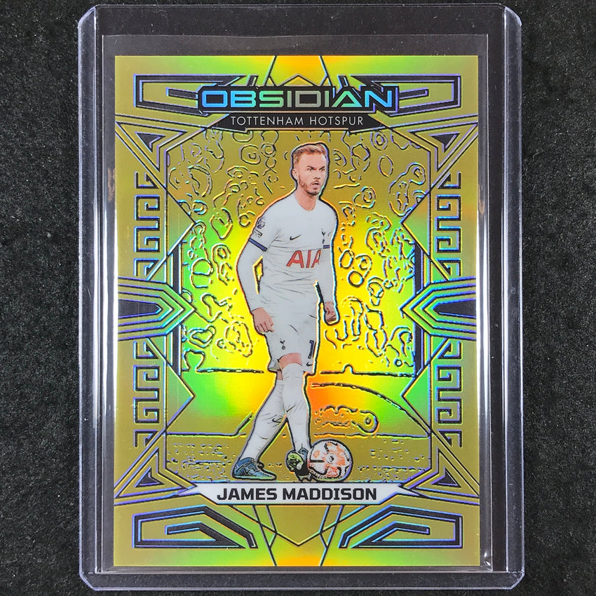 2023-24 Obsidian Soccer JAMES MADDISON Base Gold Flood 1/10